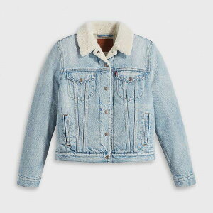 ���[�o�C�X ���f�B�[�X �A�E�^�[ �W���P�b�g�E�u���]�� Levis Women's Original Trucker Sherpa Jackethe Other Way