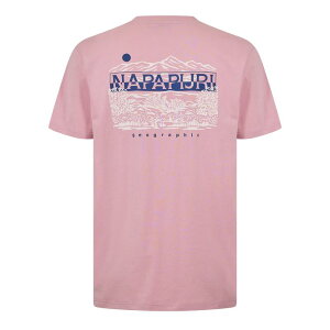 �i�p�s�� �����Y �g�b�v�X T�V���c �O���t�B�b�N Napapijri Graphic T-shirt Mens Zephyr P1T