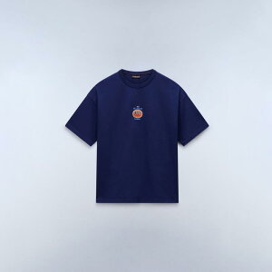 �i�p�s�� �����Y �g�b�v�X T�V���c Napapijri Napa Krous Tee Mens Naval Acade