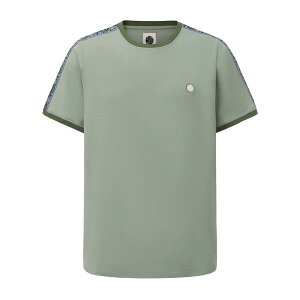 �v���e�B�O���[�� �����Y �g�b�v�X T�V���c Pretty Green Tape Tee Mens Light Green �O���[��