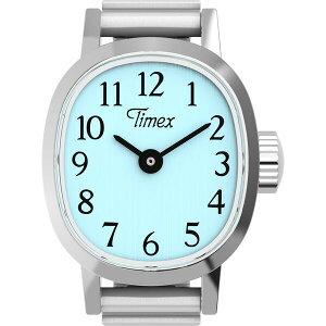 �^�C���b�N�X ���f�B�[�X �A�N�Z�T���[ �r���v Timex Cavatina Ring Quartz Analogue Watch Silver/Blue �u���[