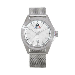 ���R�b�N�X�|���e�B�t ���f�B�[�X �A�N�Z�T���[ �r���v T�V���c Le Coq Sportif Men's Essentiel Grey Stainlessteel Digital Watch Grey/White �z���C�g