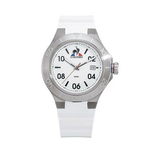 ���R�b�N�X�|���e�B�t ���f�B�[�X �A�N�Z�T���[ �r���v Le Coq Sportif Men's Integrated Plastic Strap Digital Watch White/Grey �z���C�g
