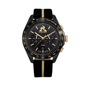 ���R�b�N�X�|���e�B�t ���f�B�[�X �A�N�Z�T���[ �r���v �i�C���� Le Coq Sportif Golden Rooster Black Nylon Digital Watch Black/Gold �u���b�N