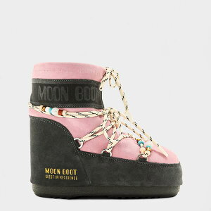 ���[���u�[�c ���f�B�[�X �V���[�Y �u�[�c�E���C���u�[�c Moon Boot Women'snow Boots Grey Rose �O���[