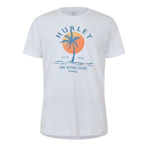 �n�[���[ �����Y �g�b�v�X T�V���c Hurley Men's T-Shirt White �z���C�g