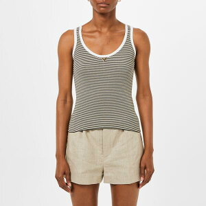 ���@�����e�B�m ���f�B�[�X �g�b�v�X �x�X�g ���u Valentino Ribbed Vest Avorio Navy Oro �l�C�r�[