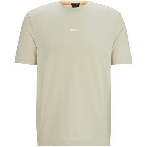 �{�X �����Y �g�b�v�X T�V���c ���S Boss Mens BOSS ORANGE Oversized Tchup T-Shirt with Logo Detail Beige 271 �x�[�W��