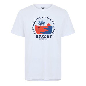 �n�[���[ �����Y �g�b�v�X T�V���c Hurley Men's T-Shirt White �z���C�g