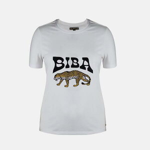 �r�o ���f�B�[�X �g�b�v�X �V���c ���S Biba Logo T-Shirt Graphic