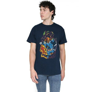 �}�[�x�� �����Y �g�b�v�X T�V���c Marvel Fantastic Four Cosmic Heroes & Villains T-Shirt Navy �l�C�r�[