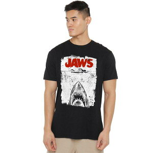 ���j�o�[�T�� �����Y �g�b�v�X �V���c Universal Jaws Amity Island Ink Block T Shirt Black �u���b�N