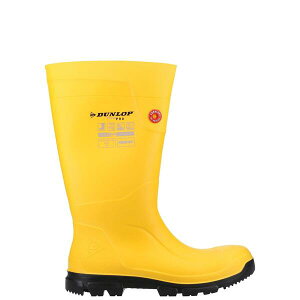 �_�����b�v �����Y �V���[�Y �u�[�c�E���C���u�[�c Dunlopurofort FieldPRO Full Safety Wellington Yellow �C�G���[