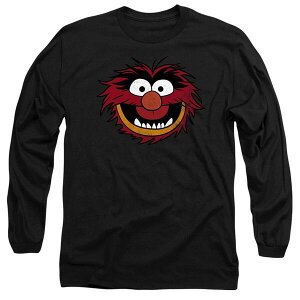 �f�B�Y�j�[ �����Y �g�b�v�X T�V���c Disney Muppets Animal Head Long Sleeve T-Shirt Black �u���b�N