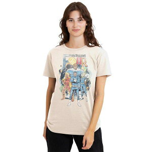 �}�[�x�� ���f�B�[�X �g�b�v�X T�V���c Marvel Fantastic Four Cosmic First Family T-Shirt Natura Beige �x�[�W��