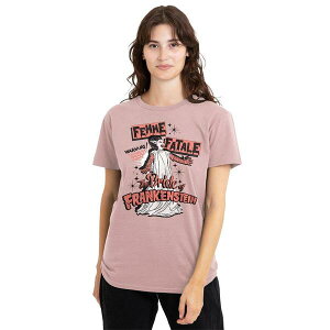���j�o�[�T�� ���f�B�[�X �g�b�v�X T�V���c Universal Monsters The Bride Femme Fatale T-Shirt Pink �s���N