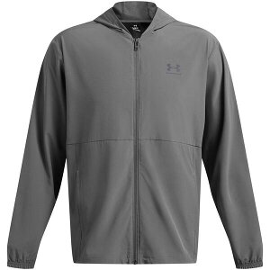 �A���_�[�A�[�}�[ �����Y �A�E�^�[ �W���P�b�g�E�u���]�� Under Armour Men's Vibe Woven Windbreaker Gray �O���[