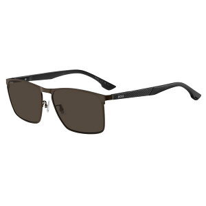 �{�X �����Y �A�N�Z�T���[ �T���O���X�E�A�C�E�F�A Boss Men's Rectangular Wayfarer Sunglasses Matte Brown �u���E��