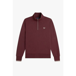 �t���b�h�y���[ �����Y �A�E�^�[ �j�b�g�E�Z�[�^�[ �n�[�t�W�b�v Fred Perry FredPerry Half Zip Top Oxblood 64A �I�b�N�X�u���b�h
