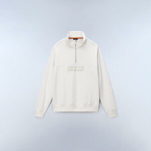 �i�p�s�� �����Y �A�E�^�[ �p�[�J�[�E�X�E�F�b�g Napapijri Napa Box 1/4 Zip Mens White �z���C�g