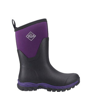 ���b�N�u�[�c ���f�B�[�X �V���[�Y �u�[�c�E���C���u�[�c Muck Boots Arctic Sport II Mid Wellington Black �u���b�N