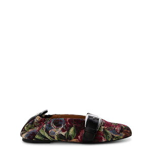 �K�j�[ ���f�B�[�X �V���[�Y �p���v�X Ganni Women's Btrfly Strap Ballet Pumps Tawny Port