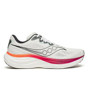 �T�b�J�j�[ �����Y �V���[�Y �X�j�[�J�[ Saucony Men's Rideveryday Neutral Road Running Shoes White/Crimson �z���C�g