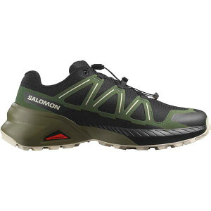 �T������ �����Y �V���[�Y �X�j�[�J�[ Salomon Speedcross Peak Trail Running Shoes Mens Black Forest �u���b�N