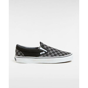 �o���Y �����Y �V���[�Y �X�j�[�J�[ Vans Men's Authentic Slip Canvas Trainers Black Check �u���b�N