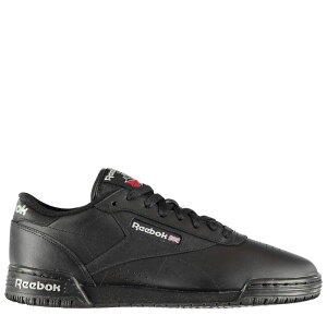 ���[�{�b�N �����Y �V���[�Y �X�j�[�J�[ Reebok Exofit Low Mens Trainers Black/Silver �u���b�N