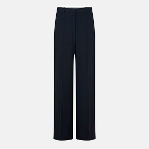 �{�X ���f�B�[�X �{�g���X �J�W���A���p���c �X�g���[�g Boss Women's Tikela Straight Leg Trouserstraight Leg Design Open Blue �u���[