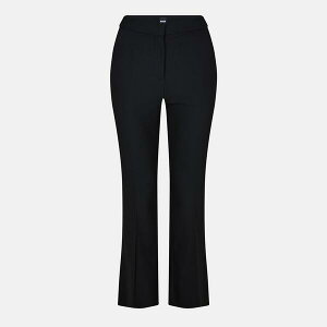 �{�X ���f�B�[�X �{�g���X �J�W���A���p���c �X�g���[�g Boss Women's Timasa1 Straight Leg Trousers Black �u���b�N