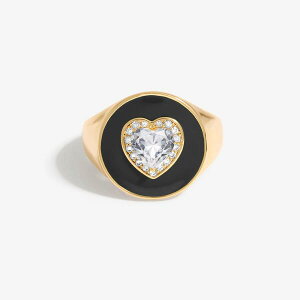 �W�������`���[�h ���f�B�[�X �A�N�Z�T���[ �w�� Jon Richard Gold Plated Cubic Zirconia Heart And Enamel Ringold �S�[���h