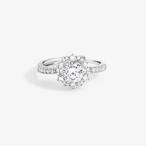 �W�������`���[�h ���f�B�[�X �A�N�Z�T���[ �w�� Jon Richard Rhodium Plated Statement Crystal Engagement Ring Silver �V���o�[