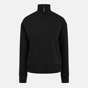 ���[�G�X�G�[�v�� ���f�B�[�X �A�E�^�[ �p�[�J�[�E�X�E�F�b�g �n�[�t�W�b�v USA Pro Quarter Zip Top Womens Black �u���b�N