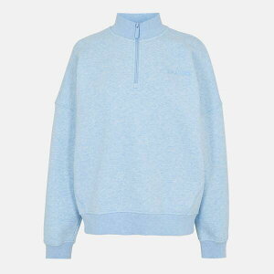 ���[�G�X�G�[�v�� ���f�B�[�X �A�E�^�[ �p�[�J�[�E�X�E�F�b�g �n�[�t�W�b�v USA Pro Quarter Zip Top Womens Blue Marl �}�[��
