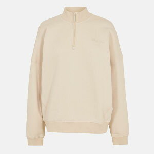 ���[�G�X�G�[�v�� ���f�B�[�X �A�E�^�[ �p�[�J�[�E�X�E�F�b�g �n�[�t�W�b�v USA Pro Quarter Zip Top Womens Cream �N���[��