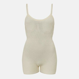 �~�b�V�[ �G���p�C�A ���f�B�[�X �g�b�v�X �����s�[�X �j�b�g Missy Empire Thicknitted Unitard Womens Cream �N���[��
