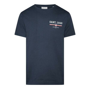 �K���g �����Y �g�b�v�X T�V���c Gant Graph T-Shirt Sn64 MARINE