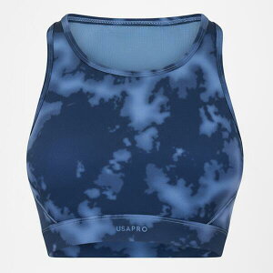 ���[�G�X�G�[�v�� ���f�B�[�X �g�b�v�X �V���c USA Pro Core Racer Back Sports Bra Ladies Navy Acidye �l�C�r�[