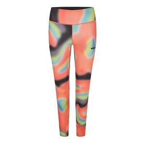 �f�B�A�h�� ���f�B�[�X �{�g���X �J�W���A���p���c ���M���X Diadora Women's Flowers Performance Gym Leggings Blk/Coral �R�[����