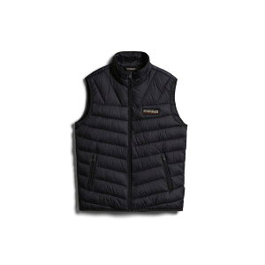 �i�p�s�� �����Y �A�E�^�[ �x�X�g �_�E�� �W�� �O�[�X Napapijri Men's Aerons Goose Down Gilet Black �u���b�N