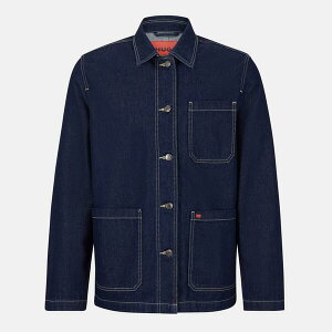 �t���[�S �����Y �A�E�^�[ �W���P�b�g�E�u���]�� �f�j�� Hugo Men's Denim Jacket Dark Blue �u���[