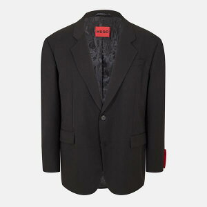 �t���[�S �����Y �A�E�^�[ �W���P�b�g�E�u���]�� Hugo Men's Formal Jacket Black �u���b�N