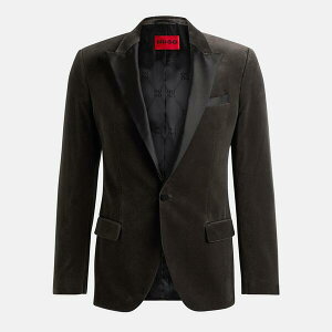 �t���[�S �����Y �A�E�^�[ �W���P�b�g�E�u���]�� Hugo Men's Formal Jacket Medium Grey �O���[