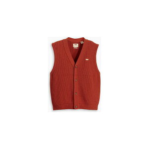 ���[�o�C�X �����Y �A�E�^�[ �j�b�g�E�Z�[�^�[ �x�X�g �_�E�� Levis Men's Rincon Button-Down Knitted Sweater Vest Rooibos Tea