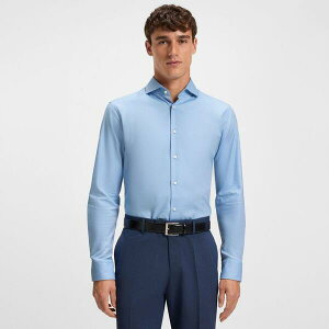 �{�X �����Y �g�b�v�X �V���c �I�b�N�X�t�H�[�h Boss H-Joe-Spread-C1-222 10242063 0 Oxford Shirt Mens Light Blue �u���[