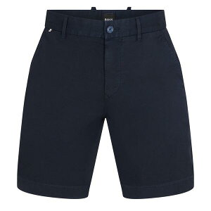 �{�X �����Y �{�g���X �n�[�t�p���c�E�V���[�c �V���[�g�p���c Boss Men's H Slice Chino Shorts Dark Blue �u���[