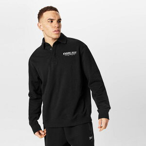 �G�o�[���X�g �����Y �g�b�v�X �|���V���c Everlast Rugby Polo mens Black �u���b�N