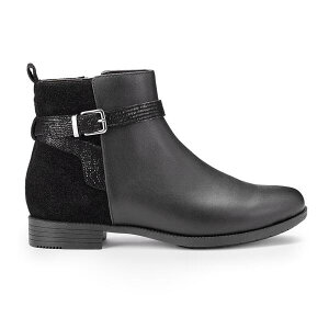 �t�[�^�[ ���f�B�[�X �V���[�Y �u�[�c�E���C���u�[�c �A���N�� Hotter Haydock Ankle Boots Wide Fit Black-Lizard �u���b�N